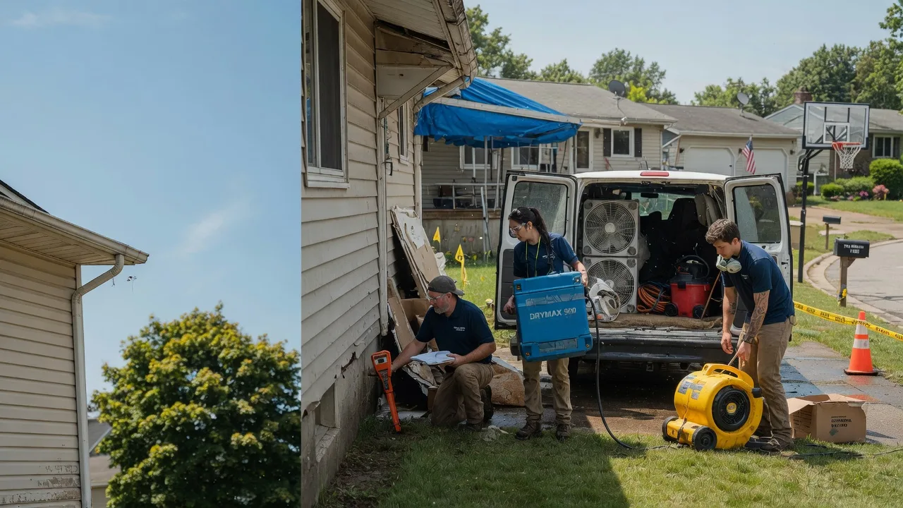 Ceiling Leak Cleanup in Luxor, PA near me